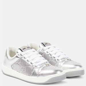 Gucci Metallic Nappa Silk Crystals Screener
Sneakers Silver